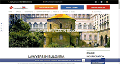 Desktop Screenshot of lawyers-bulgaria.com