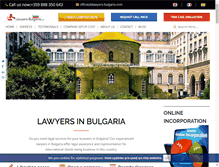 Tablet Screenshot of lawyers-bulgaria.com